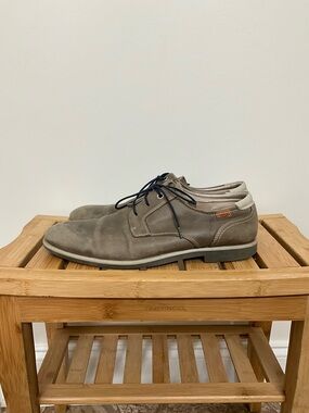 PIKOLINOS Taupe Lace-Up Derby Shoes